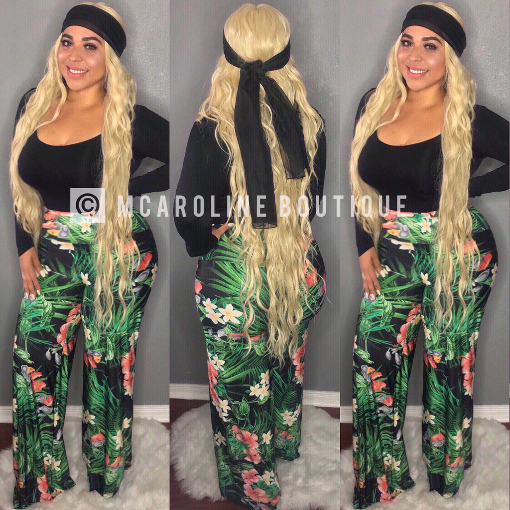 Tropical Palazzo Pants