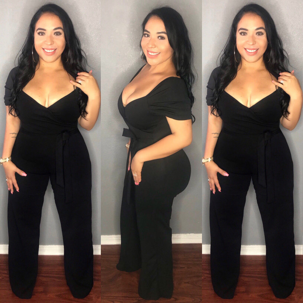 Black Linda Jumpsuit