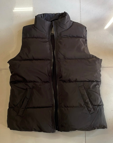 Black Fleece Puffer Vest