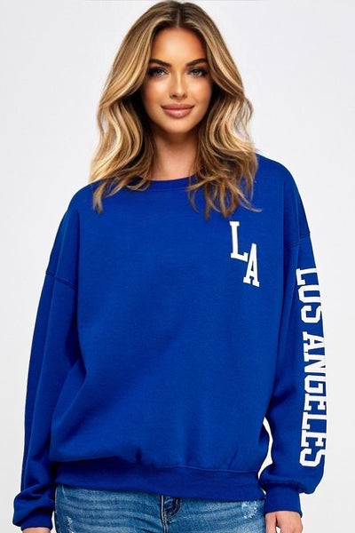 Basic Oversized Fleece LA Sweater