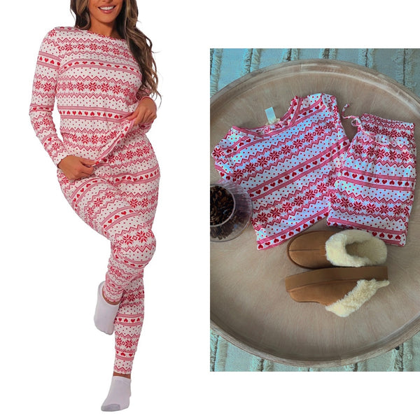 Holiday Print Pajama Set