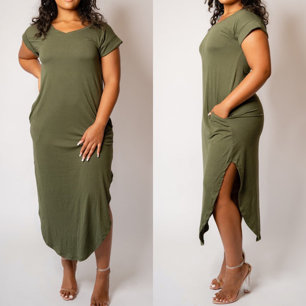 Basic T-Shirt Maxi Dress